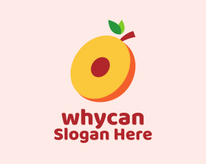 Fresh Peach Slice  Logo