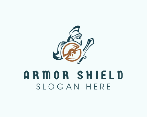 Medieval Knight Armor  logo design