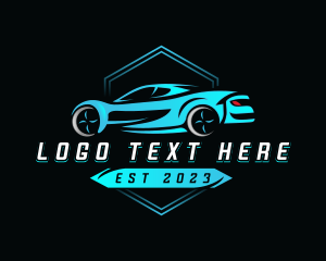 Fast - City Car Drifting logo design