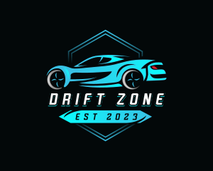 Drifting - City Car Drifting logo design