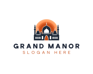 Mosque Temple Islamic logo design