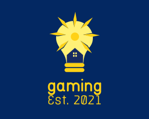 Lighting - Solar Bulb House logo design