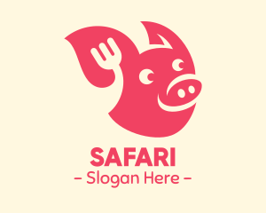 Pork Restaurant - Happy Pork Restaurant logo design