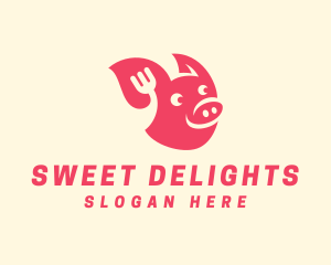 Happy Pork Restaurant logo design