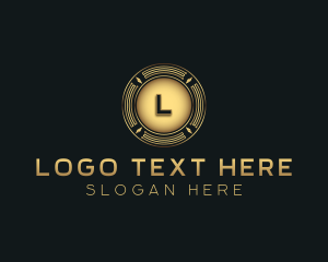 Group - Cryptocurrency Coin Banking logo design