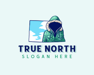 North Dakota Jacket Clothing logo design