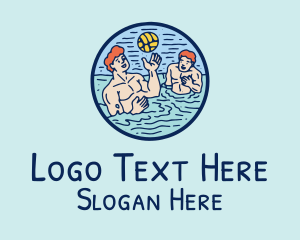 Fun - Water Volleyball Guys logo design