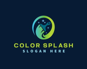 Brush Paint Renovation logo design