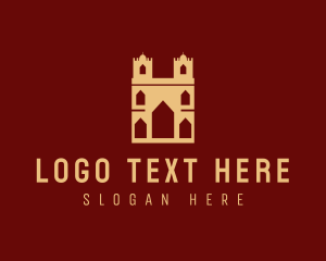 Landmark - Palace Fort Cathedral logo design