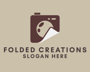 Camera Picture Fold logo design