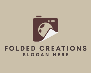 Camera Picture Fold logo design