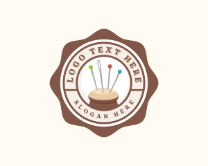 Alterations - Sewing Pin Needle Cushion logo design