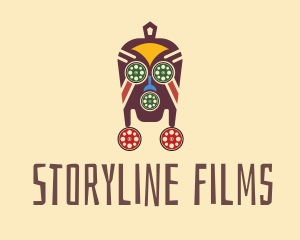Documentary - African Movie Cinema logo design