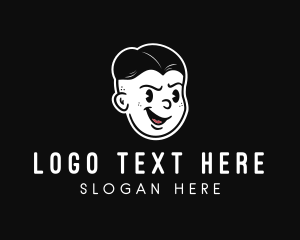 Laughing - Bully Boy Character logo design