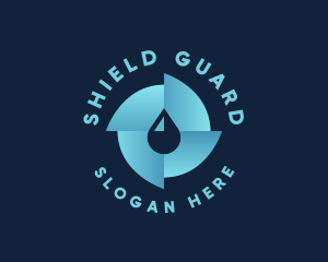 Gradient Liquid Droplet Logo