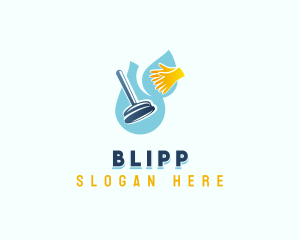 Housekeeping Sanitation Cleaner Logo