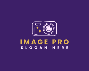 Imaging - Camera Lens Photography logo design