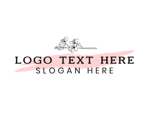 Delicate - Event Planner Floral logo design
