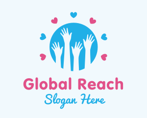 Global Humanitarian Foundation logo design