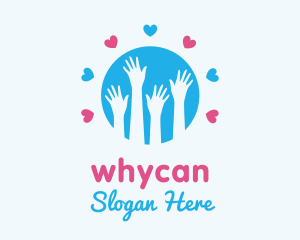 Helping Hand - Global Humanitarian Foundation logo design