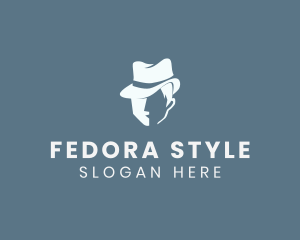 Fedora - Gentleman Fedora Hat logo design