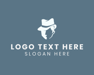 Attire - Gentleman Fedora Hat logo design