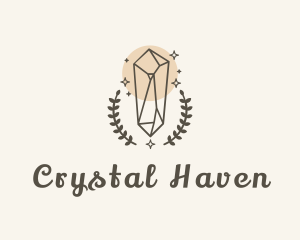 Shiny Crystal Wreath logo design