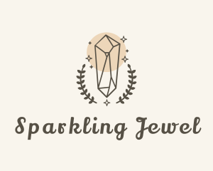 Shiny Crystal Wreath logo design