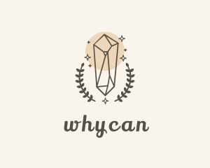 Crystal - Shiny Crystal Wreath logo design
