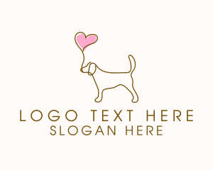 Dog Love Veterinary logo design