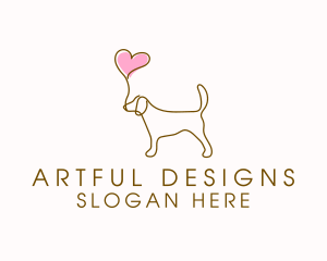 Dog Love Veterinary logo design