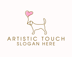 Dog Love Veterinary logo design