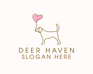 Dog Love Veterinary logo design