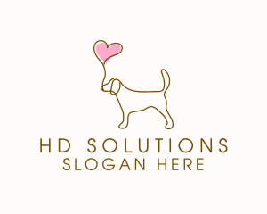 Dog Love Veterinary logo design