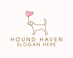 Dog Love Veterinary logo design