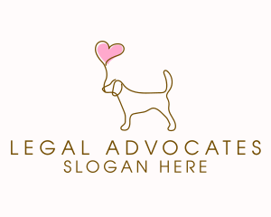 Dog Love Veterinary logo design