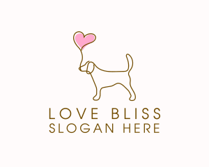 Love - Dog Love Veterinary logo design