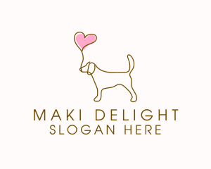 Dog Love Veterinary logo design