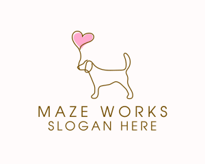 Dog Love Veterinary logo design