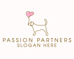 Lover - Dog Love Veterinary logo design