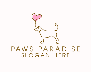 Dog Love Veterinary logo design