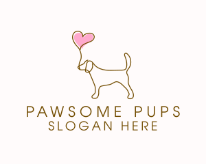 Dog Love Veterinary logo design