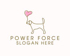 Love - Dog Love Veterinary logo design