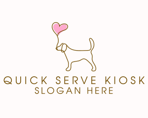 Dog Love Veterinary logo design