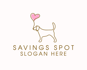 Dog Love Veterinary logo design