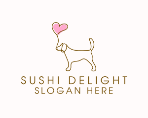 Dog Love Veterinary logo design