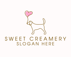 Dog Love Veterinary logo design