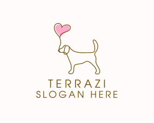 Dog Love Veterinary logo design