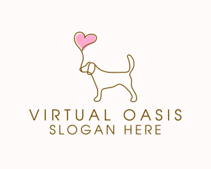 Dog Love Veterinary logo design