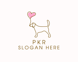 Dog Love Veterinary logo design